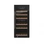 Caso | Smart Wine Cooler | WineExclusive 24 | Clase de eficiencia energética G | Vitrina | Capacidad 24 botellas | Tecnología de refrigeración por compresor | Negro
