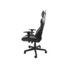 Silla gaming FURY Avenger XL Universal con asiento acolchado negro y blanco