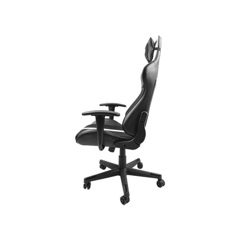 Silla gaming FURY Avenger XL Universal con asiento acolchado negro y blanco
