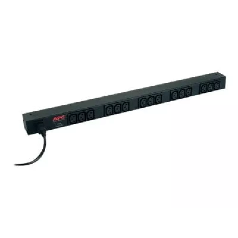 APC RACK PDU BASIC ZERO U 10A 230V regleta de enchufes (PDU) 15 salidas AC 0U negro