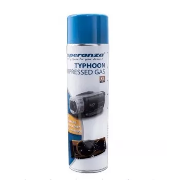 Spray de aire comprimido ESPERANZA ES118 600 ml, azul/blanco, 1 ud.