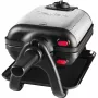 Gofrera Tefal WM756D 2 gofres 1200 W negro, acero inoxidable