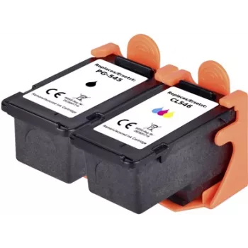 Renkforce Pack combinado de tinta compatible que reemplaza a Canon PG-545, CL-546 Negro, Cian, Magenta, Amarillo RF-I-C-PG545CL546 RF-5628896 (RF-5628896)