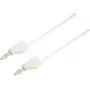 Cable de prueba VOLTCRAFT [conector macho 4 mm - conector macho 4 mm] 2 m Blanco MSB-300 (MSB-300-2-WS)