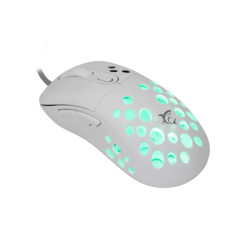 Ratón White Shark GM-5013 Azrael White USB