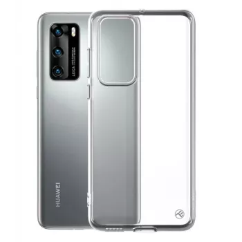 Funda de silicona Tellur para Huawei P40, transparente