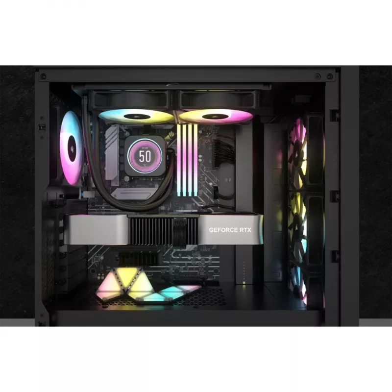Corsair CW-9060074-WW Sistema de refrigeración para ordenador Refrigeración líquida todo en uno para procesador 12 cm Negro 1 ud.