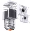 Jonsbo CR-1400 DV2 disipador de aire para CPU, 2 x 92 mm, blanco