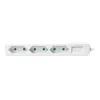 Alargador de corriente LogiLink LPS229 1,5 m 3 salidas AC interior blanco