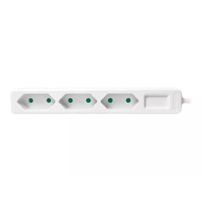 Alargador de corriente LogiLink LPS229 1,5 m 3 salidas AC interior blanco