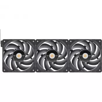 Thermaltake TOUGHFAN EX12 Pro Swappable Edition Ventilador para caja 120mm pack de 3 negro