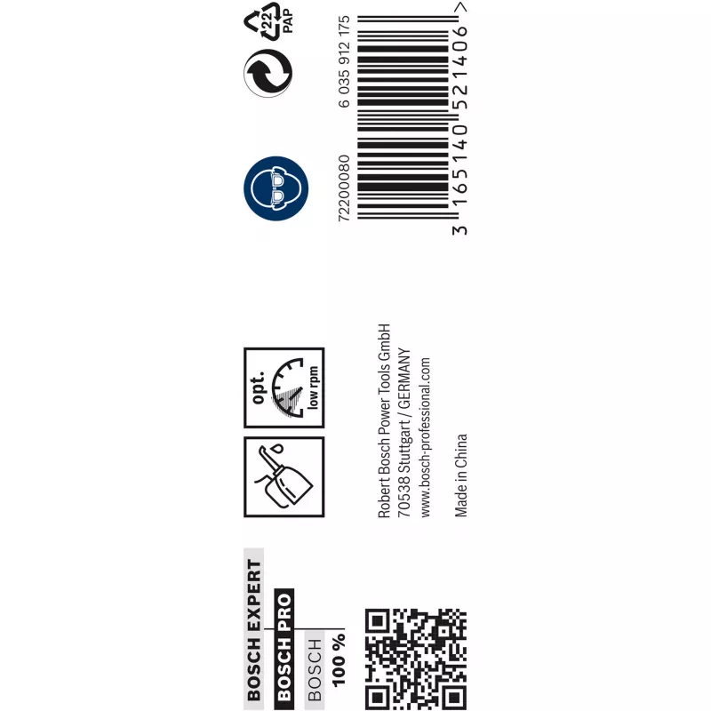 Brocas helicoidales Bosch HSS Cobalto 2608585905 Juego de 5 piezas