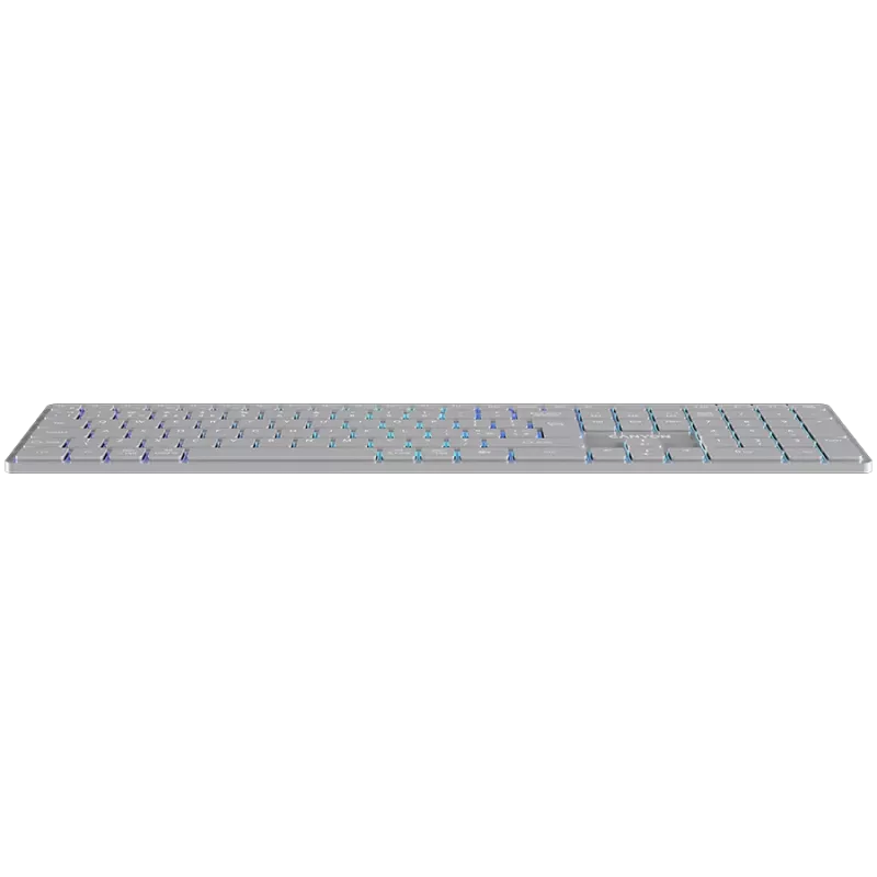 CANYON Teclado HKB-W11 UK/US RGB Dual Mode Inalámbrico Gris