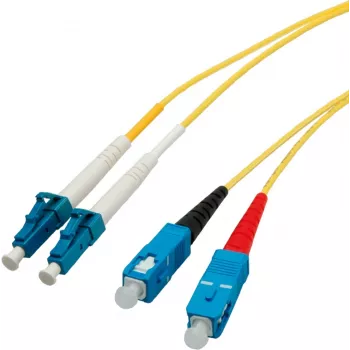 EFB-Elektronik latiguillo dúplex LC-SC 9/125µ, OS2, LSZH, amarillo, 2.0mm, 15m fabricante: EFB Elektronik (O0360.15)