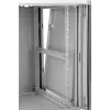 SOMI Networks | Armario de red de pared 22U, 19″ | 22U-60/60FPC | Gris | Con puertas frontales de cristal; sin montar | Profundidad: 60 cm