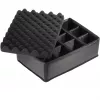 B&W outdoor.cases Type 4000 maleta rígida con juego de divisores acolchados, negra, 4000/B/RPD
