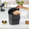 Rotho Albula contenedor para clasificar residuos 6 l, antracita