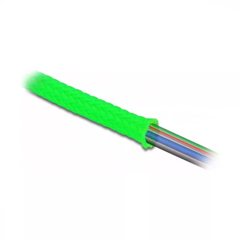 Recubrimiento de cable DeLOCK 20744 verde