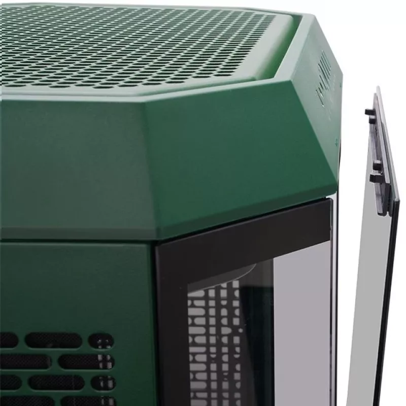 The Tower 600, caja torre Verde oscuro, cristal templado x 3