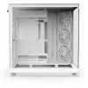 Caja de PC NZXT H9 Flow Midi Tower blanca – ATX/EATX/Micro ATX/Mini-ITX, 3x140mm frontal, 1x120mm trasero, 2 bahías de 3,5