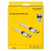 Cable HDMI DeLOCK Ultra High Speed 48 Gbit/s 8K 60 Hz Plata 1 m