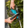 Cortasetos eléctrico Gardena ComfortCut 550/50, 50 cm, doble cuchilla, 2,7 cm, naranja, negro, azul, 2,6 m/s², 84 dB