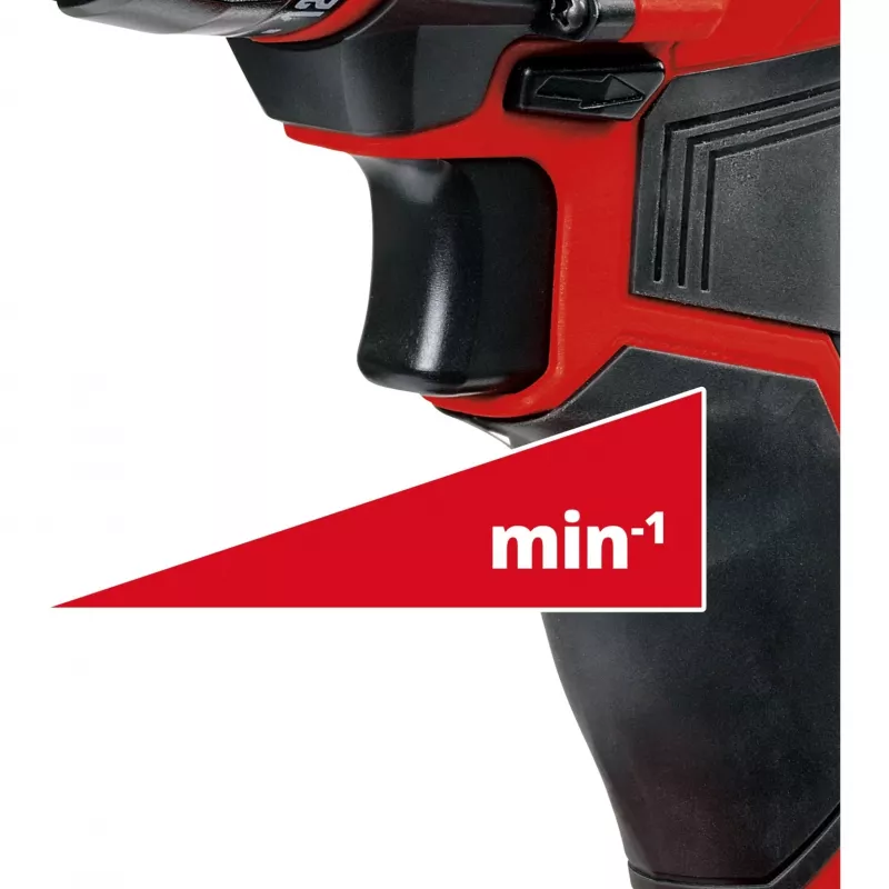 Taladro atornillador de empuñadura de pistola Einhell TC-CD 18-2 Li, portabrocas de cambio rápido, batería de 1,5 Ah