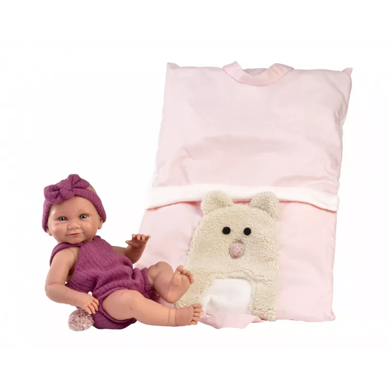Muñeca Llorens 40 cm muñeca bebé de cuerpo blando con rasgos realistas para jugar y coleccionar