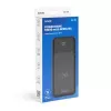 Batería externa inalámbrica Savio BA-09, 10000 mAh, negra