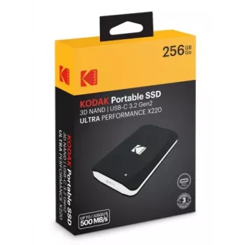 SSD Kodak 256 GB portátil 2,5