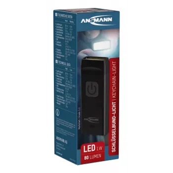 Llavero linterna Ansmann COB LED 80 lm