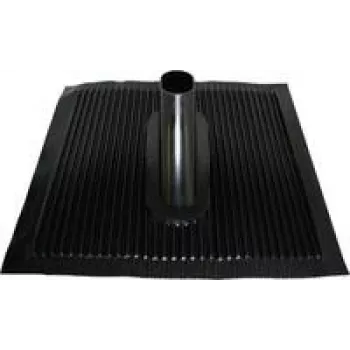 Teja de plástico y aluminio Megasat 500x440mm negra (1800293)