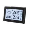 Estación meteorológica SENCOR SWS 2850 — temperatura y humedad interior/exterior, 1 sensor inalámbrico, 433,92 MHz, memoria máx/mín