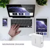 Qoltec Cargador GaN FAST 108W | 5-20V | 3-4.7A | USB C | blanco
