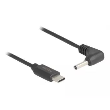 DeLOCK 85393 Cable de alimentación negro 1,5 m USB-C 3,5 x 1,35 mm