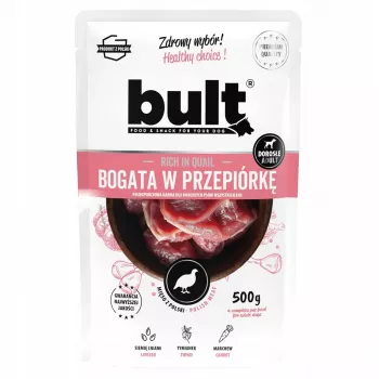 BULT Rico en codorniz - Comida húmeda para perros - 500g