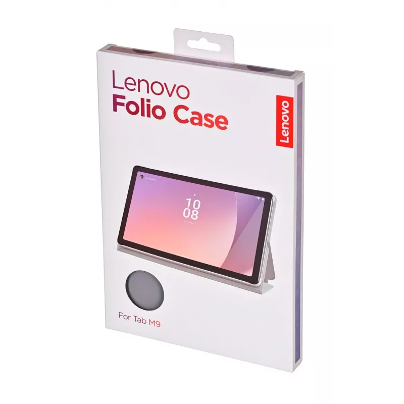 Lenovo ZG38C04869 funda Folio para Tab M9, 22,9 cm (9 pulgadas), poliuretano/policarbonato, gris