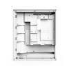 Caja de PC NZXT H7 Flow RGB Midi Tower Blanca — cristal templado, EATX, frontal 3×120mm, USB-C