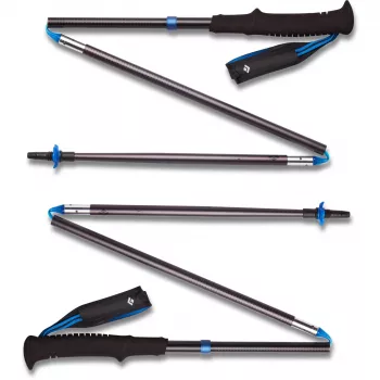 Bastones de trekking Distance Z, fitness gris, 1 par, 110 cm