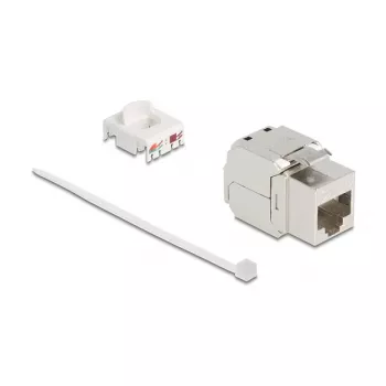 Adaptador de cable DeLOCK 90683 RJ45 LSA plata