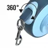 Correa retráctil para perro Extralink Pupilplanet 5 m con LED y dispensador de bolsas
