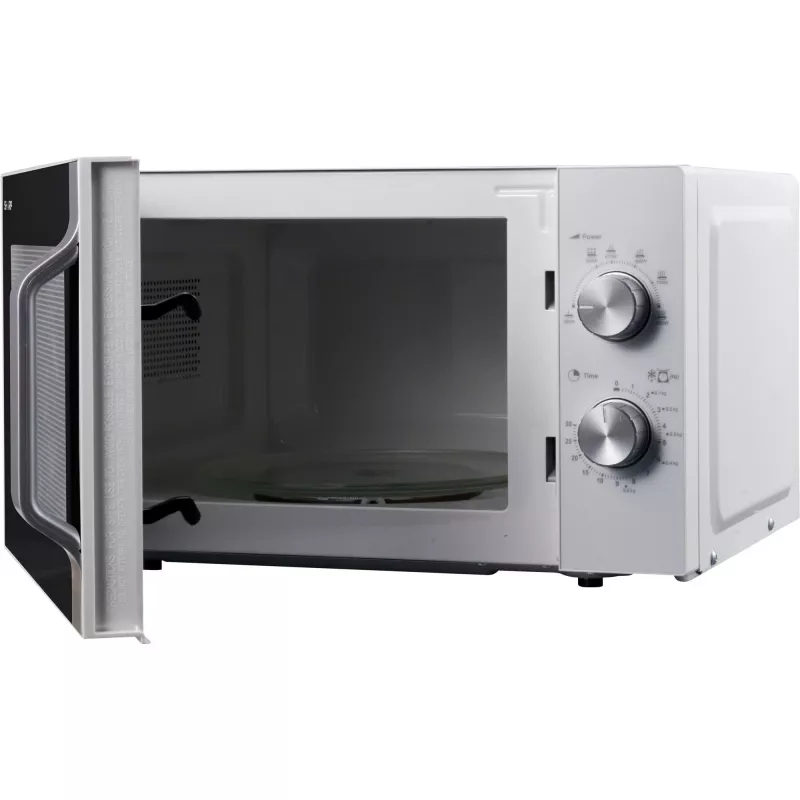 Microondas Sharp R204WA plata, blanco microondas solo encimera 20 l 800 W