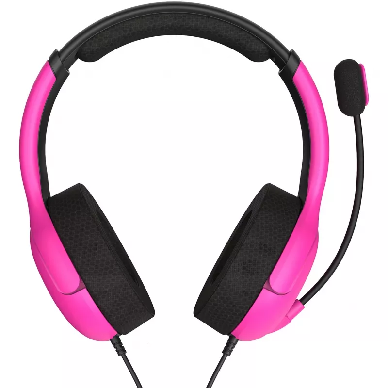 PDP PS5 y PC NEBULA ULTRA VIOLET AIRLITE auriculares con cable, con cable, gaming, auriculares, negro, rosa