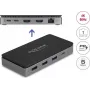 DeLOCK Docking station USB Type-C 4K Dual HDMI MST USB Gigabit LAN PD 85W