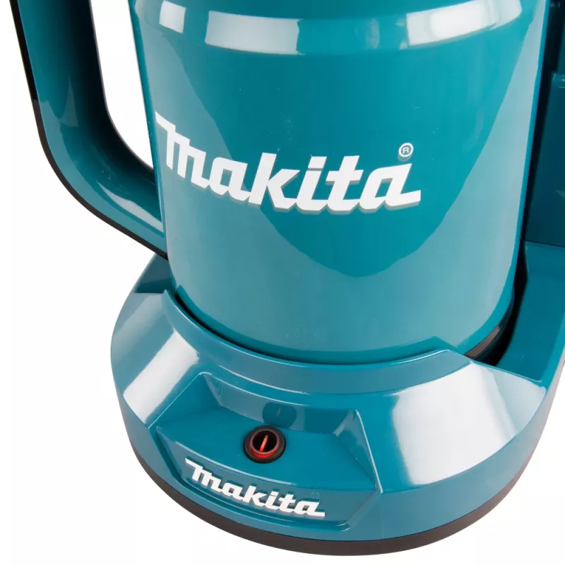 Hervidor de agua a batería DKT360Z, 36 voltios (2x 18 voltios) (azul/negro, sin batería ni cargador, 0,8 litros)