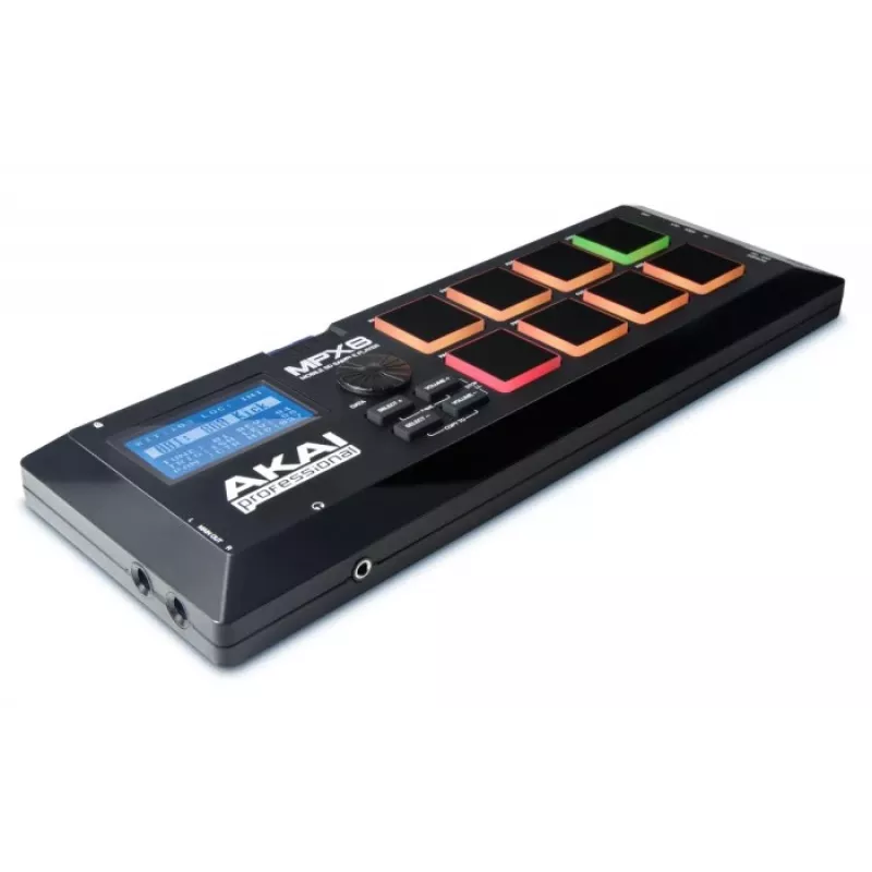 Akai MPX8 reproductor de samples y controlador de pads, negro