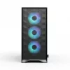 Caja de PC semitorre Fractal Design Pop 2 Air negra sólida — compatible con ATX, 3 ventiladores frontales de 120 mm, bahías de 2,5/3,5
