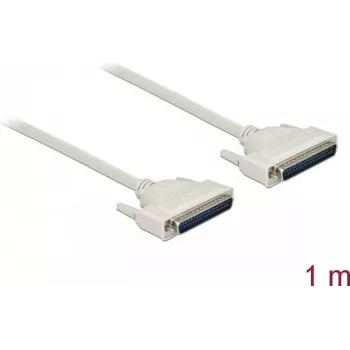 Cable serie DELOCK 86878 — D-Sub 37 pines a D-Sub 37 pines, beige, 1 m