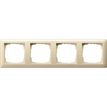 GIRA marco 4 elementos 021401 Standard 55 blanco crema 021401