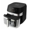 Freidora de aire ESPERANZA EKA005, capacidad de 8 L, 1600 W, control táctil, 10 programas, acero inoxidable, negra